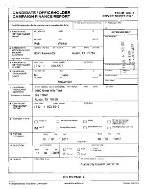 Fillable Online Austintexas Gov Edims DocumentCANDIDATE