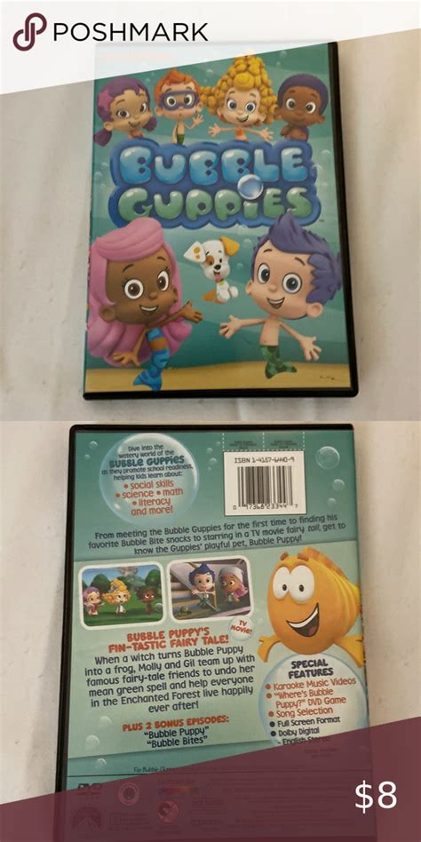 Nickelodeon Bubble Guppies Dvd Famous Fairies Mean Green Bubble Guppies Guppy School