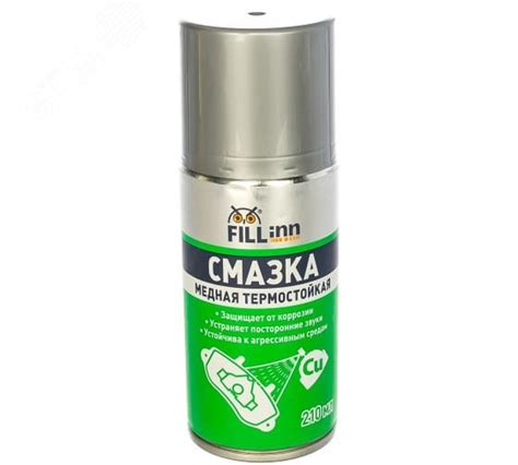 Смазка медная термостойкая, 210 мл (аэрозоль) артикул FL129 Fill-inn ...