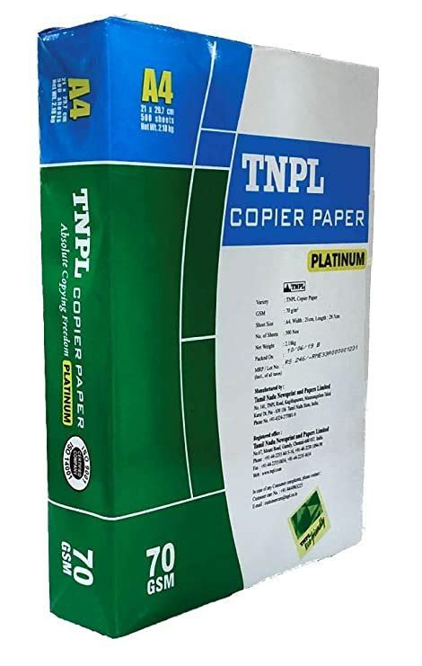 Gsm Tnpl Platinum A Size Copier Paper At Ream A Size