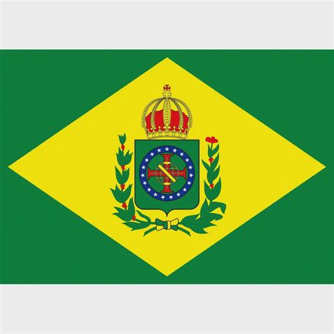 Bandeira Império do Brasil Bordada Oficial 2 panos 0 90 X 1 28m em