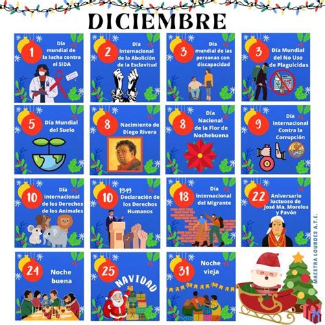 Efemérides de diciembre Material educativo primaria Efemerides de