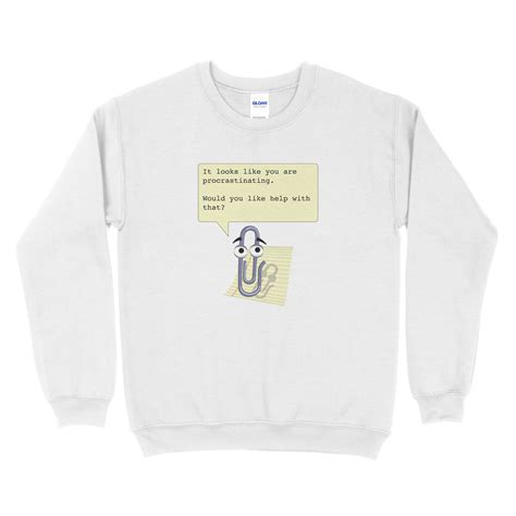 Clippy Sweaters Microsoft Office Assistant Character