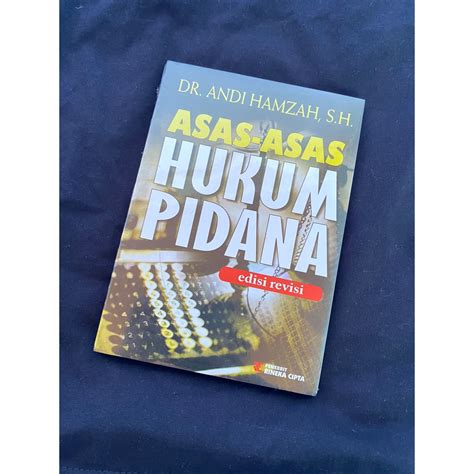 Jual Andi Hamzah Buku Asas Asas Hukum Pidana Edisi Revisi Catalog