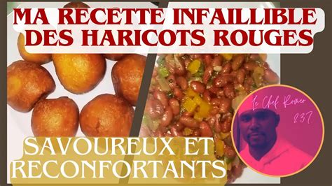 Comment cuisiner des haricots rouges accompagnés de beignets de farine