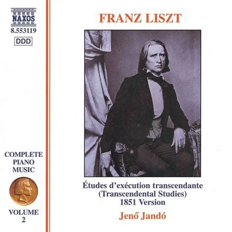 Intégrale de l oeuvre pour piano Vol 2 Jando Jeno Franz Liszt Amazon