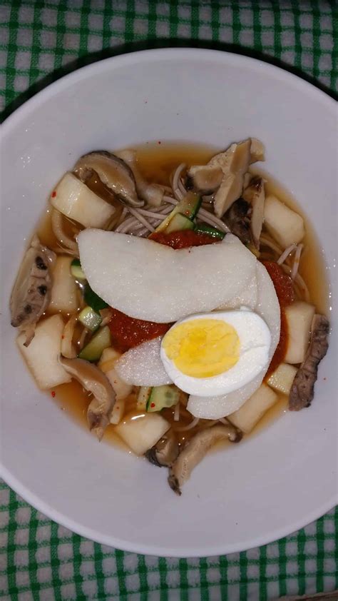 Korean food photo: Bibim-naengmyeon - Maangchi.com