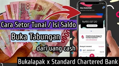 Cara Setor Tunai Isi Saldo Bukatabungan Bukalapak X Standard