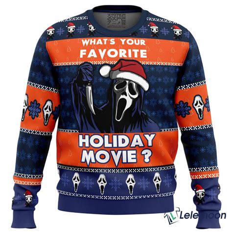 Holiday Scream Ghostface Christmas Ugly Sweater - Lelemoon