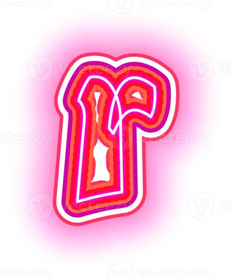 Pink Neon Letter R 33553674 Png