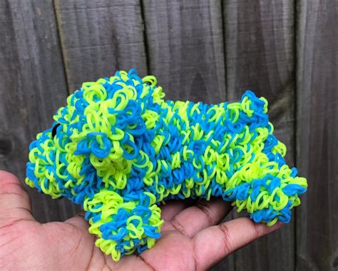 Loomigurumi Dog Rainbow loom Dog | Etsy