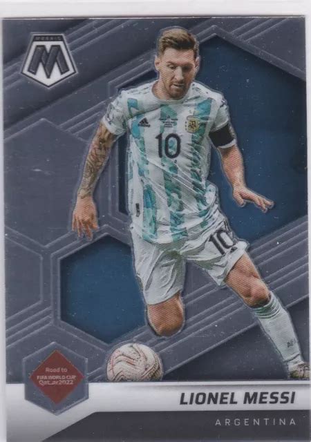 LIONEL MESSI ARGENTINA Futbol Soccer Card FIFA WORLD CUP Mosaic INTER ...