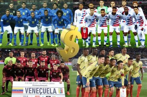 Las 10 Selecciones Más Caras Que Disputarán La Copa América Y La Copa