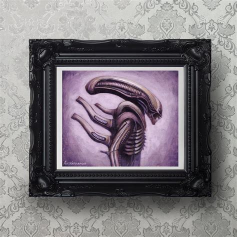 Xenomorph Art Print Alien Art Print, Alien Fanart, Hr Giger, Xenomorph ...