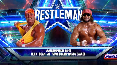 WWE2K23 Hulk Hogan Vs Macho Man Randy Savage For The WWE Championship