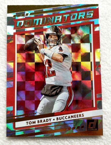 Panini Donruss Dominators D Tb Tom Brady For Sale Online Ebay