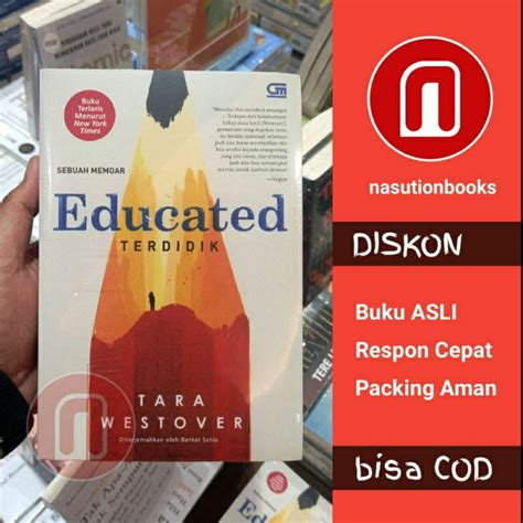 Jual Buku Educated Terdidik Sebuah Memoar Tara Westover Shopee Indonesia