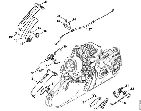 Stihl MS291 Chain Brake Lawn Turfcare Machinery Parts