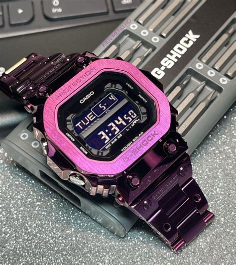 Restocked Gx Bb In Custom Purple Stainless Steel Bezel And