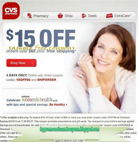 Free Promo Codes and Coupons 2023: Cvs Pharmacy Coupons