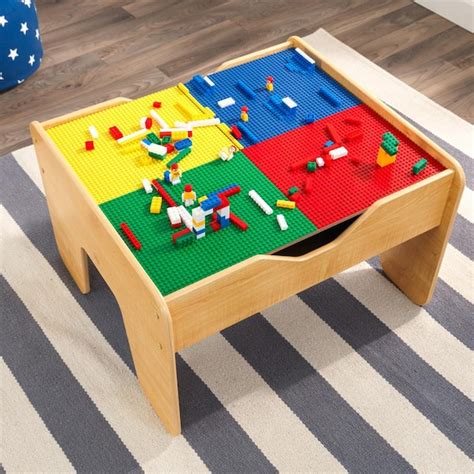 Kidkraft 2 In 1 Activity Table With Board In Natural 17576 The Home