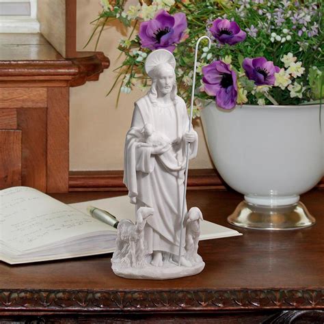 Jesus The Good Shepherd Statue – Beattitudes Religious Gifts