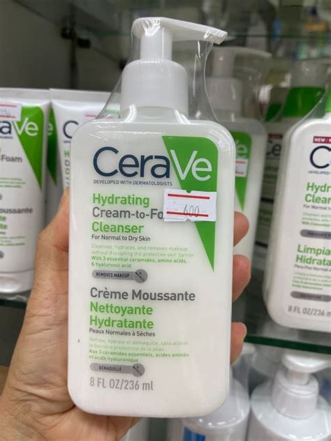 Cerave Hydrating Cream To Foam Cleanser 236ml Th