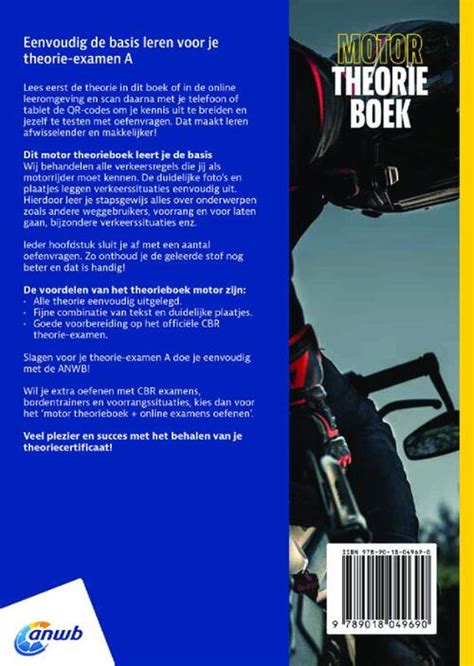 Motor Theorieboek Rijbewijs A Anwb Boek Bruna