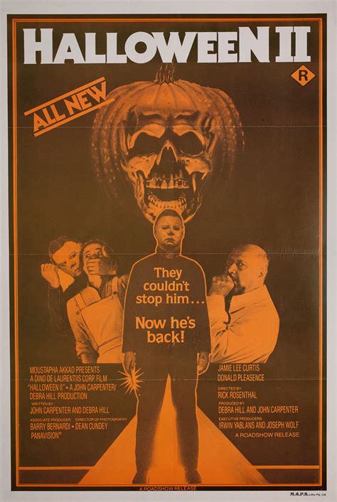 Halloween II Original 1981 Australian One Sheet Movie Poster - Posteritati Movie Poster Gallery