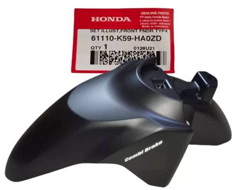 Front Fender Tapalodo Matte Black CLICK 125i 150 Game Changer V2