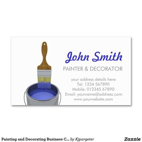 Painter And Decorator Business Cards and Business Card Templates ...