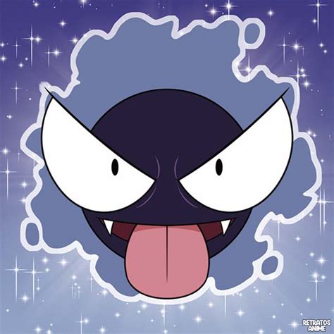 Gastly Shiny, Pokemon by Retratosanime on DeviantArt