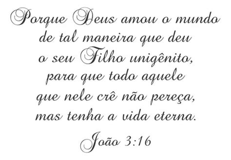 Versiculo 3 16 - Adesivo Parede Versículo João 3:16 Deus Amou Mundo Vsj9 | Frete grátis