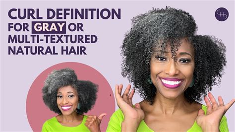 Wash And Go For Gray Hair And Multi Textured Hair Youtube