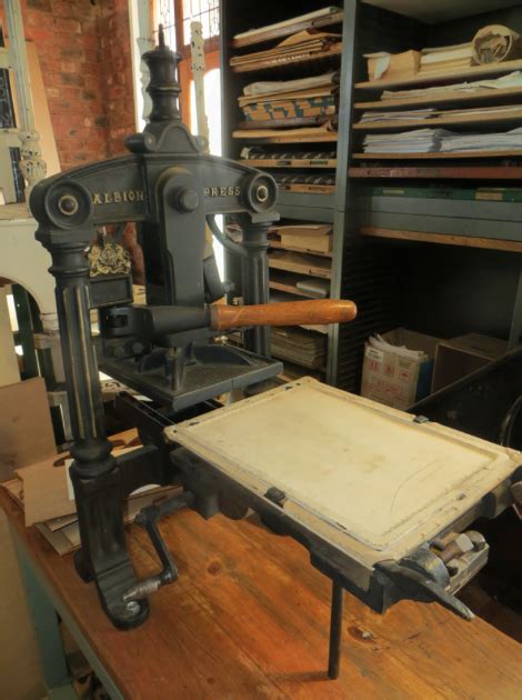 Albion Printing Press At Impressed Sudio And Museum Png The Heritage Portal