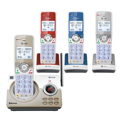 AT&T Four (4) Handset Cordless Phone Bundles | AT&T® Telephone Store