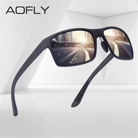 Aofly Brand Design Tr90 Polarized Sunglasses Male Driver Shades Women Fashion Sun Glasses For