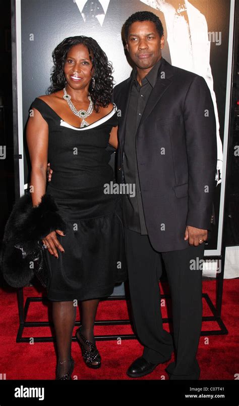 Pauletta Pearson and Denzel Washington New York Premiere of 'American ...