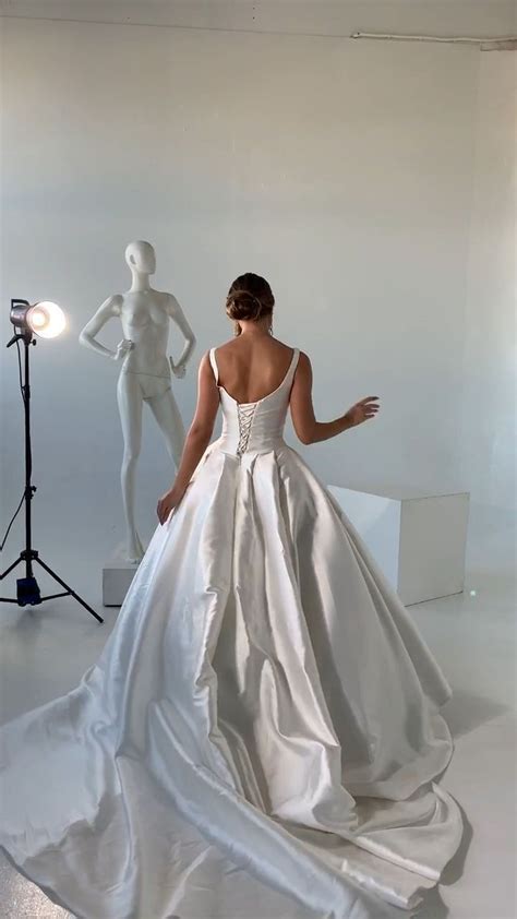 Classic Mikado Ball Gown Priscilla Video Video Wedding Dresses