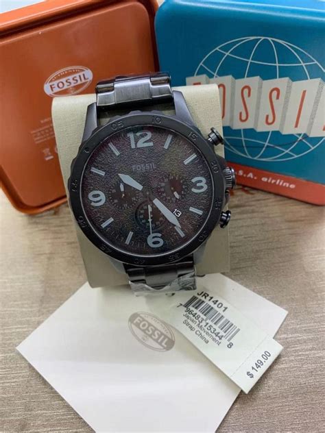 FOSSIL NATE CHRONOGRAPH STAINLESS STEEL WATCH P 3500 Men S Fashion