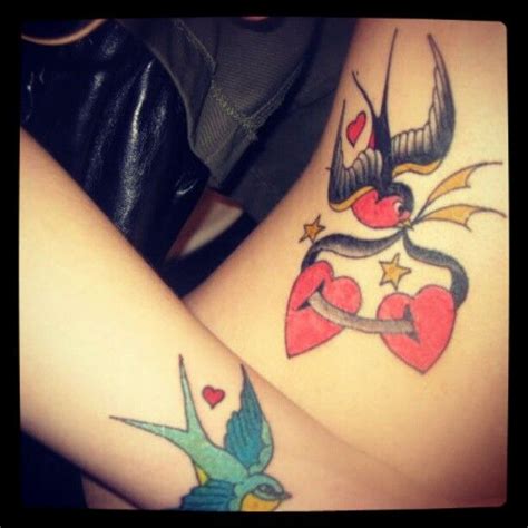 Best Friend Tattoos Swallows Sailor Jerry Blue Swallow Swallow Tattoo