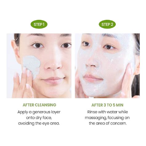 Beplain Mung Bean Pore Clay Mask Gently Exfoliate For Healthy