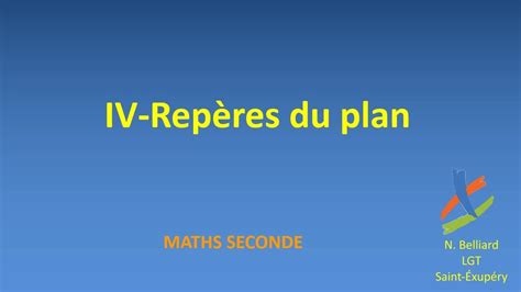 IV Bases et repères du plan YouTube