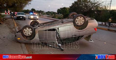 Hoy Tamaulipas Tamaulipas Cinco Lesionados Dejo Volcadura En El Eje