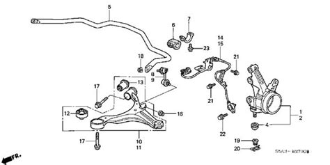 2001 Honda Civic Rear Suspension Diagram