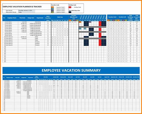 Pto Tracking Spreadsheet Intended For Vacation Tracking Spreadsheet Or