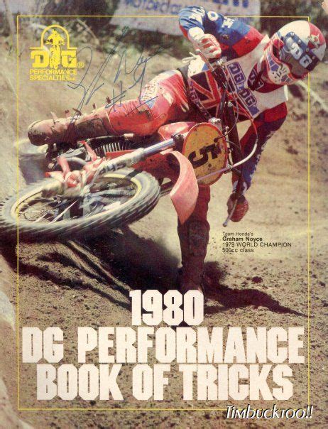 Graham Noyce Vintage Motocross Honda Dirt Bike Motorcycle Magazine