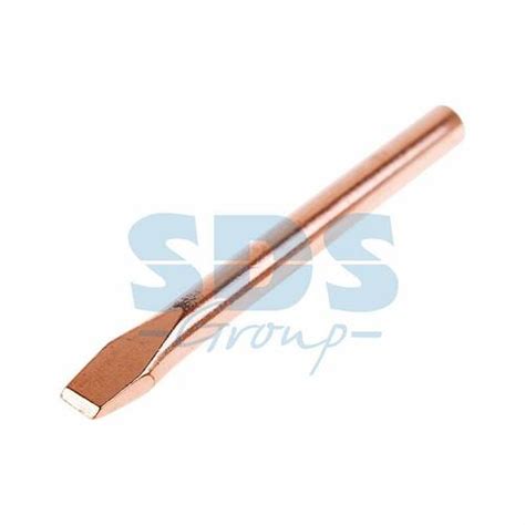 Жало для паяльника медное ЭПСН, Ø6,8мм, тип плоский, блистер REXANT (id ...