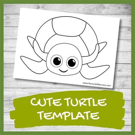 Turtle Craft Template Printable Word Searches