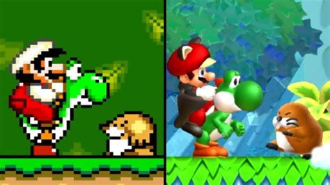 Evolution Of Monty Mole Levels In Super Mario 1990 2022 Youtube